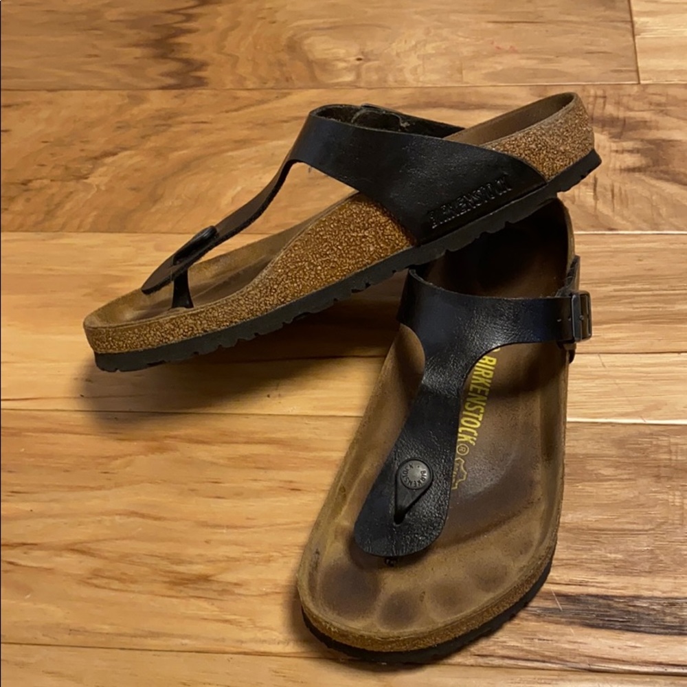 Birkenstock sandals.